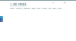 Desktop Screenshot of constructiebedrijfdevries.nl